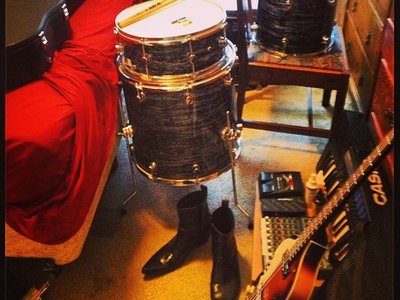 Instruments & equipment of The Anglomaniacs circa 2013-2014.