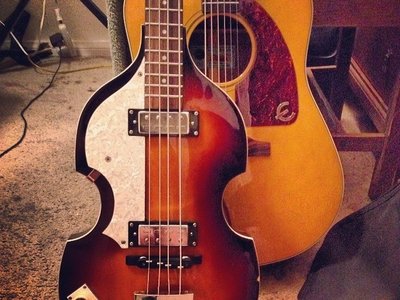 Two of the most important and iconic Paul McCartney instruments used during the 1964-1966 era.