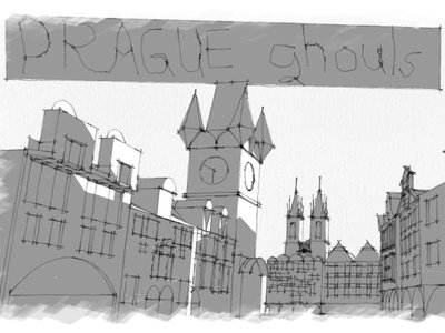 Prague Ghouls - Album Cover (Scene from Rericha Music Video, from album Complex)
