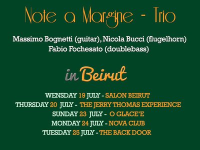 NAM - Note a Margine - Trio in Beirut