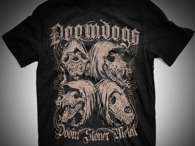 Doomdogs T-shirt with the new artwork piece (2017)