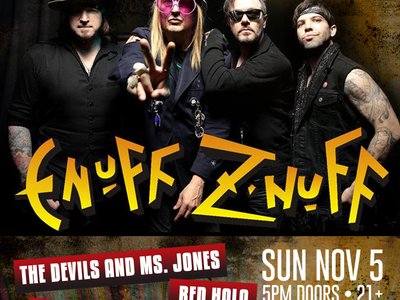 We have plenty of tickets for our show with Enuff Z Nuff! Come out to see us @ NEW CrocRoc! #redhalo