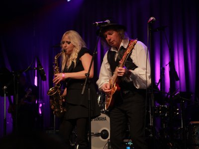 Performing at The El Rey Theater for Grammy Week with Robert Slap Hollywood, CA