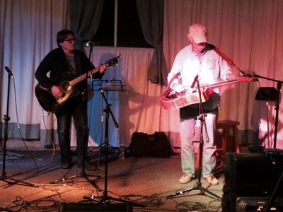 Nor East'r Music & Arts Festival, Mio, Michigan, 2017. With Dave Falk, dobro.