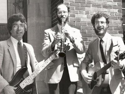 The Jewish Music Company  (l to r) Michael Heimlich, Don Jacobs, Cantor Jeff Klepper - 1980s