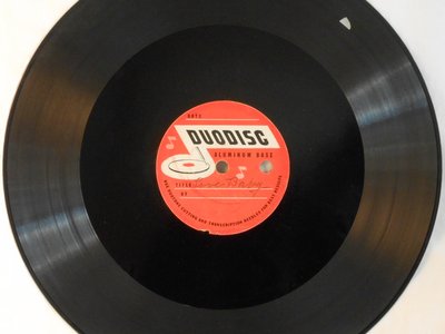 78 rpm "homemade" record (1940s)