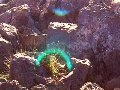 spotted upon climbing the mountain, so fascinating play of light