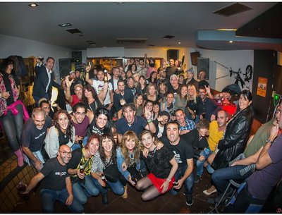 Crowd in Spain