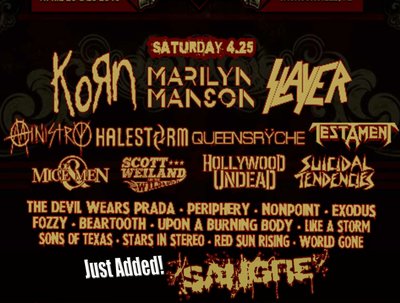 Welcome To Rockville 2015 Lineup flyer