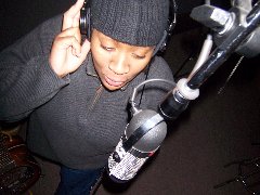 In the studio