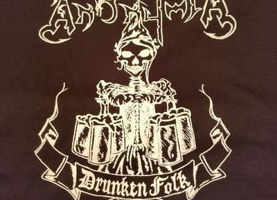 Drunken Folk Metal shirts! $10 or $13 with a copy of our Drunken Album