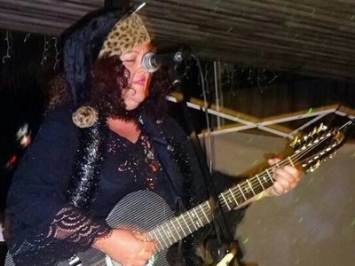 Well, Deb The Halls! I've decided to use the week before Christmas to make caroling appearances at v