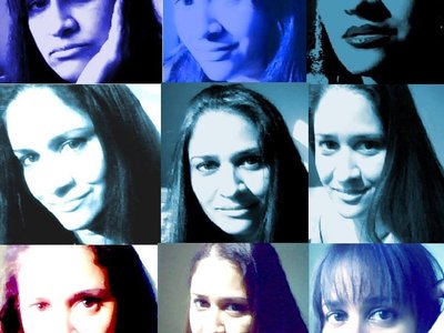 Blue photo