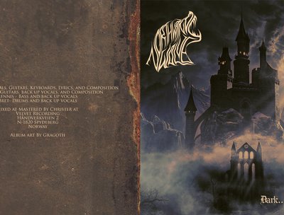 NorthWind Wolves - Dark...Cold...Grim... (album Booklet , Back and Front Cover)