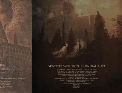 NorthWind Wolves - Dark...Cold...Grim... (album Booklet , Spectres in the Funeral Mist , Celestial )