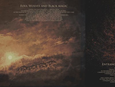 NorthWind Wolves - Dark...Cold...Grim... (album Booklet , Foul Wolves, Dark Universe Lyrics)