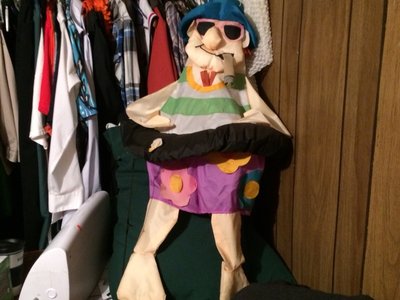 This is my festival companion Jim...