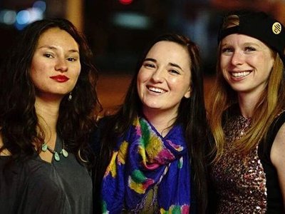 The beautiful ladies of Paranoid Image - Sara Geller, Elizabeth Nelles & Lauren Savelle