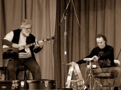 Ted Killian (guitar) and Dr. Bob Sterling (handsonic drum) live in Boise, ID.