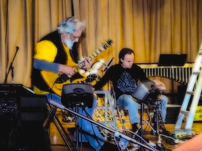 Ted Killian (guitar) and Dr. Bob Sterling (handsonic drum) live in Boise, ID.