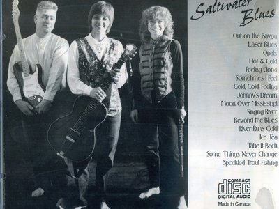 back cover for Saltwater Blues- photo by Billy Dugger