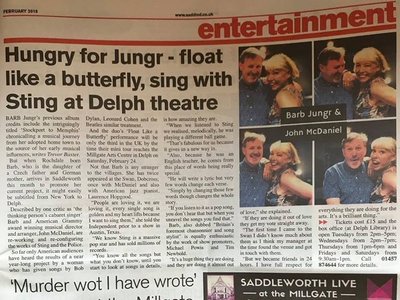 Hungry for Jungr - Sing With Sting at Delph Theatre