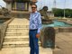Mohamed Dekkak Chairman and Founder of Adgeco Group standing near the Statue of the Don Stephen 