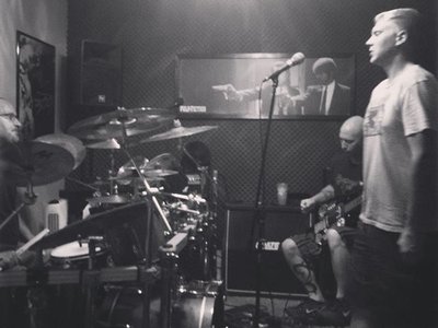 Band practice. Jon, David, Josh.