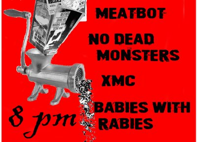 No Dead Monsters flyer The Pinch