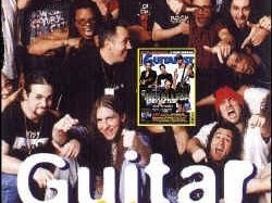 me in the middle with  Bumblefoot along with top euro players at guitar festival south of France.  