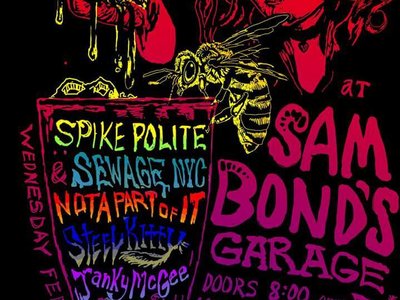 Show poster for 2/14/18 by our own James Crockett