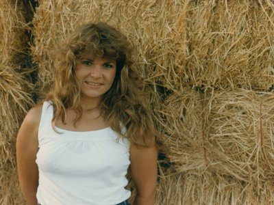 A Young me in Roberts, Montana in my senior year of high school ... Montana was my first love.
