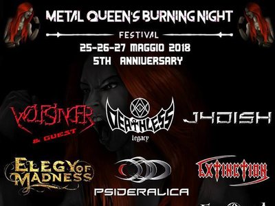 Metal Queen's Burning Night Festival - May 2018