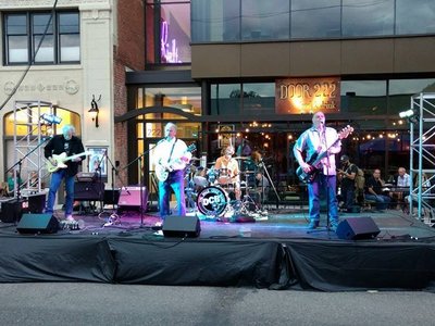 Dale Cisek Band at outside Downtown Concert summer 2017