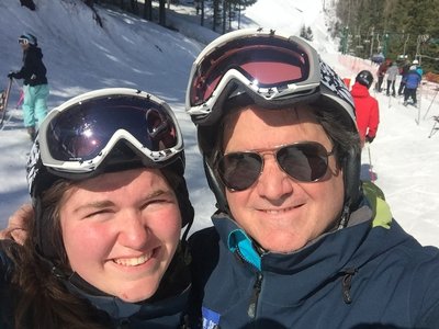 Bridgette and Michael (aka One Street Over) on the mountain!