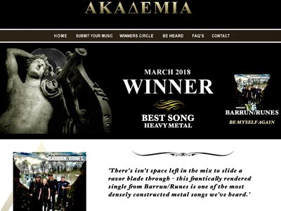 The Akademia Music Award for Best Heavy Metal Song !!!!
