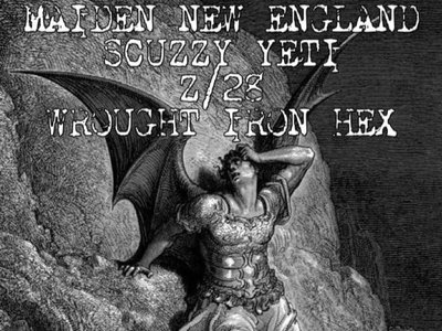 Flyer for 5/4/18 show at Sammy's Patio in Revere. 