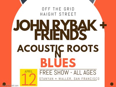 Playing Off The Grid Haight Street this Thursday, April 12th 6:30 - 8pm!