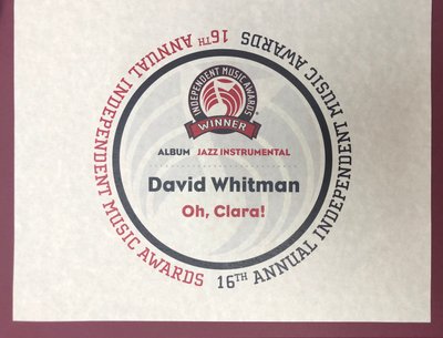 IMA - Best Jazz Instrumental Certificate