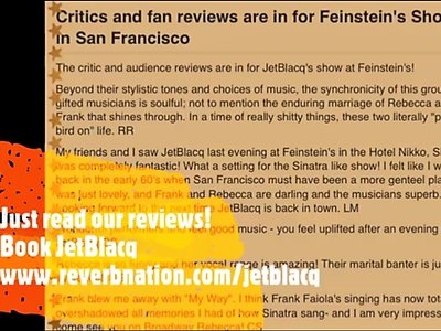 Reviews are in for JetBlacq!