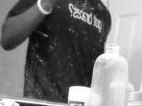 The kid just vibing in the mirror.