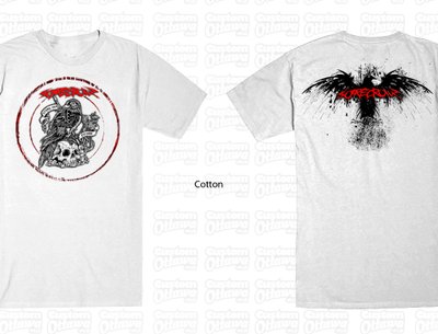 Double sided White T-shirts - All Sizes - $20 CDN