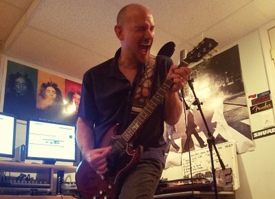 Lon laying down some tracks