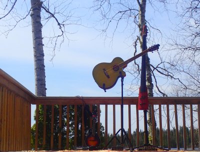 Beautiful spring Day at the cottage