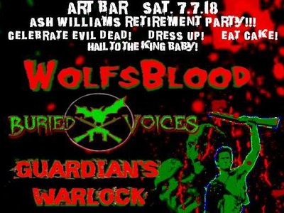 Next Hometown show !!! Evil Dead Night