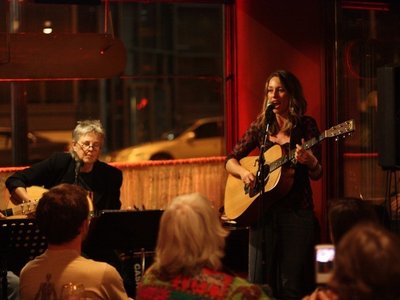 Jenna playing with Maggie Longmire at the Bistro in Knoxville