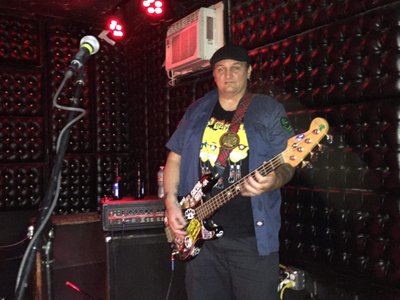 Lenny with his new Firebass