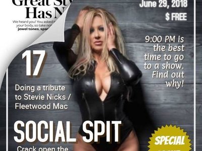 Flyer for the show at the Landing 6-29-18 #LuckyBailey2018! #SocialspitStorm2018! #Basta!