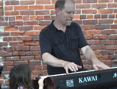 Great fun with the Trio at Kid City on Make Music Day!