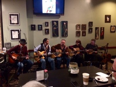 Songwriter showcase at Backdoor Bakery
